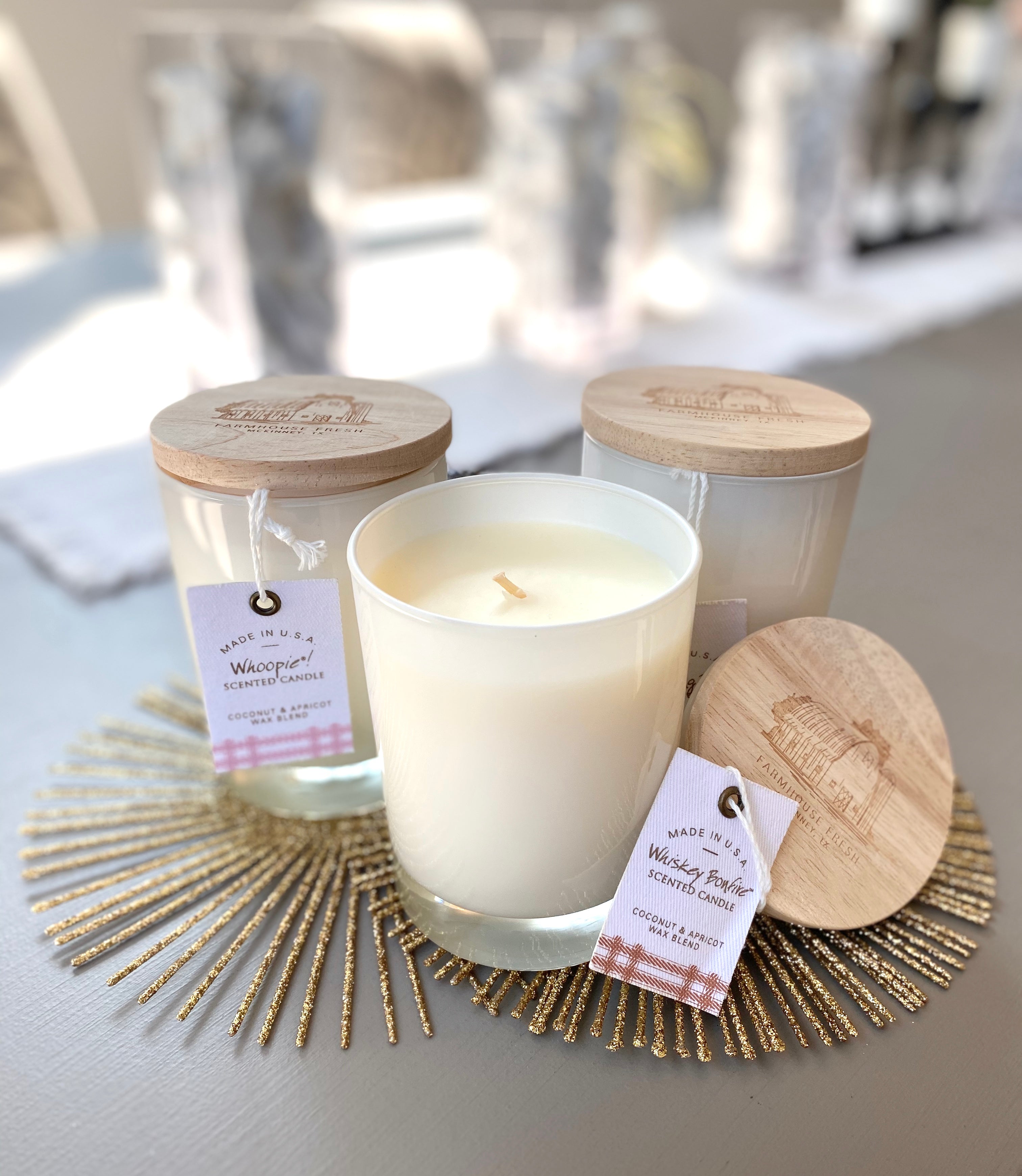 Whoopie®! Candle with Wooden Lid